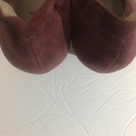 HINGE STRAPPY PUMPS MAROON WINE COLORED PURPLE SOFT SZ 8.5 - Picture 3 of 9